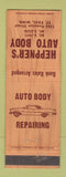 Matchbook Cover - Heppner's Auto Body ST Paul MN