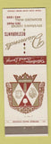 Matchbook Cover - Diamond's Restaurants Cleveland OH