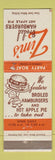 Matchbook Cover - Zim's Hamburgers San Francisco CA Corte Madera