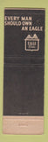 Matchbook Cover - Eagle Men's Clothes Clubman