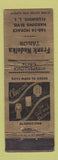 Matchbook Cover - Frank Nedelka Tailor Flushing LI NY WORN