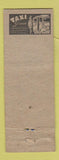 Matchbook Cover - Greyhound Cab Kinston NC WORN