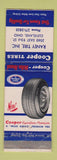 Matchbook Cover - Cooper Tires Raney Cleveland OH