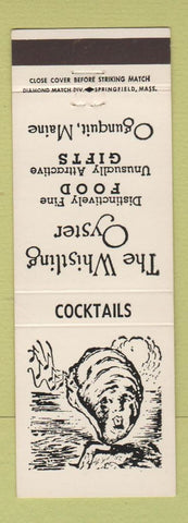 Matchbook Cover - The Whistling Oyster Ogunquit ME