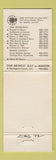 Matchbook Cover - Zim's Hamburgers San Francisco CA Corte Madera
