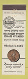 Matchbook Cover - Green Bay Savings and Loan Green Bay WI