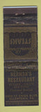 Matchbook Cover - Herman's Restaurant Allentown PA