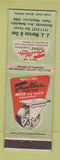 Matchbook Cover - Faultless Casters Evansville IN Manchester NH JJ Moreau WEAR