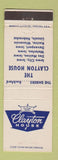 Matchbook Cover - Clayton House Rockford IL Racine WI Lincoln NE Des Moines IA