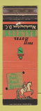 Matchbook Cover - Hotel Raleigh Washington DC Pall Mall Room WEAR