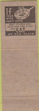 Matchbook Cover - Bloyer's Motel Hagerstown MD Regal Match