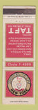 Matchbook Cover - Hotel Taft New York City WEAR