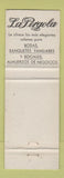 Matchbook Cover - La Pergola Restaurante Spain