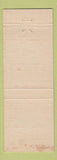 Matchbook Cover - Dorset Gardens Hotel Motel Croydon UK England WEAR