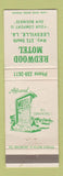 Matchbook Cover - Redwood Motel Leesville LA WEAR