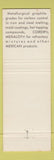 Matchbook Cover - Wickes US Graphite Mexican Products Saginaw MI