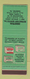 Matchbook Cover - Industrial Refractory Scranton Philadelphia PA