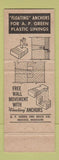 Matchbook Cover - Industrial Refractory Scranton Philadelphia PA