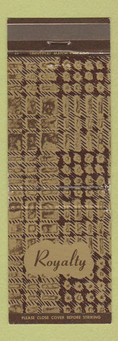 Matchbook Cover - Royalty Restaurant Chicago IL WEAR