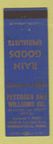 Matchbook Cover - Petersen & Williams Heating Sheet Metal Minneapolis MN