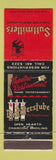 Matchbook Cover - Suttmiller's Theatre Restaurant Dayton OH