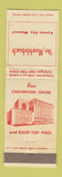 Matchbook Cover - The Muehlebach Hotel Kansas City MO WEAR