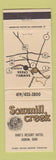 Matchbook Cover - Sawmill Creek Huron OH