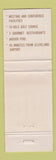 Matchbook Cover - Sawmill Creek Huron OH