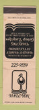 Matchbook Cover - Halcyon Restaurant San Diego CA WORN