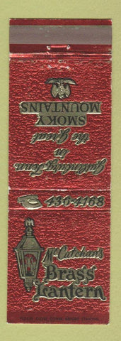 Matchbook Cover - McCutchan's Brass Lantern Gatlinburg TN