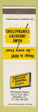 Matchbook Cover - Taylor Rental Center Spartanburg SC