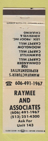 Matchbook Cover - Raymee and Associates WEAR
