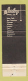 Matchbook Cover - Sterling Offices New York City Atlanta San Francisco