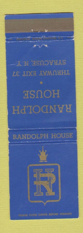 Matchbook Cover - Randolph House Syracuse NY WEAR