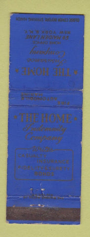 Matchbook Cover - Home Indemnity Insurance New York City WORN