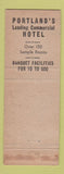Matchbook Cover - Portland Hotel OR