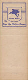 Matchbook Cover - Ray Minchow's Service Lovell WY pinup Mobil oil gas