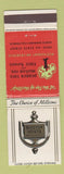 Matchbook Cover - Master Hosts Motor Hotels Santa Barbara CA Pepper Tree WEAR