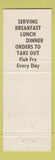 Matchbook Cover - Chalet Restaurant Minocqua WI