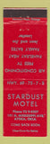 Matchbook Cover - Stardust Motel Atoka OK