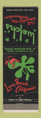 Matchbook Cover - Welch's Restaurnt Long Beach CA