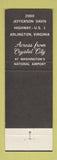 Matchbook Cover - Hospitality House Motor Inn Arlington VA WEAR