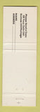 Matchbook Cover - Lem MARtin Coint List Annandale VA WEAR
