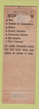 Matchbook Cover - Janitrol Sales Miller's Plumbing Heating Port Clinton OH WEAR