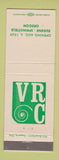 Matchbook Cover - VRC Eugene Springfield OR 1969