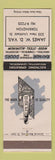 Matchbook Cover - Raynor Doors James Vail Torrington CT