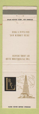 Matchbook Cover - Petroleum Club of Long Beach CA