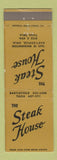 Matchbook Cover - The Steak House Bartlesville Tulsa OK