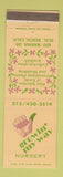 Matchbook Cover - Growin' My Way Nursery Seal Beach CA