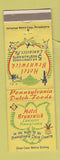 Matchbook Cover - Hotel Brunswick Lancaster PA